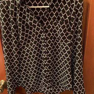 Express Geometric Portofino Button Down Shirt